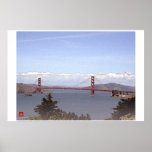 Golden Gate Bridge-SanFrancisco Digital Watercolor posters