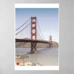Golden Gate Bridge-SanFrancisco Digital Watercolor posters
