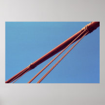 Golden Gate Bridge Suspension Cable Posters