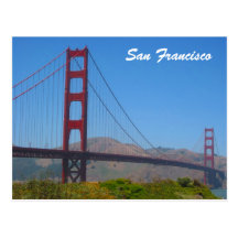 golden gate postcard