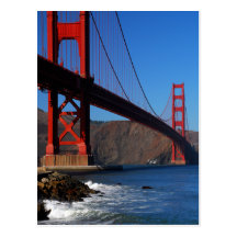Golden Gate Waves Postcard
