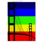 Golden Gay Greeting Card