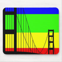 Golden Gay Mouse Mat