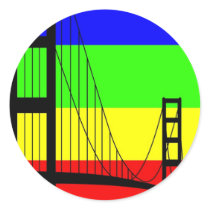 Golden Gay Sticker