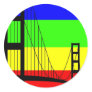 Golden Gay Sticker