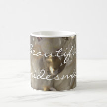 Golden Gems Beautiful Bridesmaid Thank You Mug