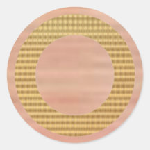 Golden Gift Identifiers - Cream Fuzz Stickers