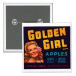 Golden Girl Apples Pin