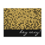 Golden Glam Postcard