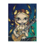 "Golden Guitar Fairy" Postcard