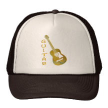 Golden Guitar Trucker Hats