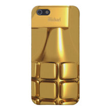 Golden Hand Grenade iPhone 5 Case