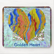 Golden Heart 2 - Poker Champion Mousepad