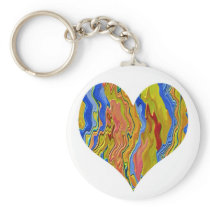 Golden Heart  - Poker Champion Key Chains