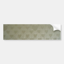 Golden Hearts Bumper Sticker