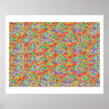 Golden High Energy Colour Theraphy Jewel Poster