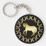 GOLDEN HORSE KEYCHAIN