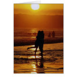 Golden Hug Greeting Card