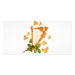 GOLDEN IRISH HARP photo cards