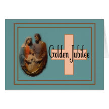 Golden Jubilee Gifts for Nuns Greeting Card