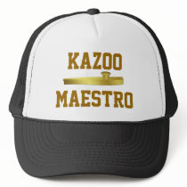 Golden Kazoo Musical Instrument Musicians Hat