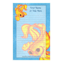 Golden Koi Stationery