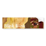 Golden Leaf -  Gold Colour Therapy Art bumper stickers
