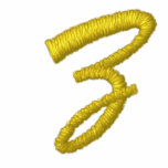 Golden letter Z embroidered shirts