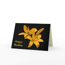 Golden Lilies Birthday