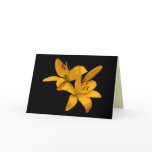 Golden Lilies Thinking of You cards