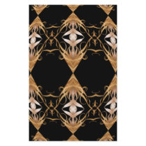 Golden Locks Kaleidoscope Mandala Custom Flyer