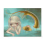 "Golden Mermaid" Postcard