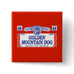 Golden Mountain Dog buttons