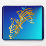 Golden Notes Mousepad