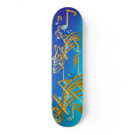Golden Notes Skateboard