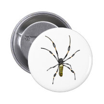 Golden Orb Spider Pin