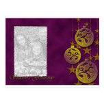 Golden Ornament Seasons Greetings Post Cards