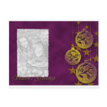 Golden Ornament Seasons Greetings Post Cards