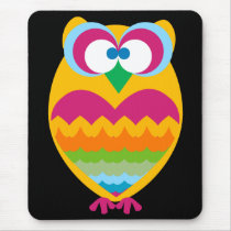 Golden Owl Mousepads
