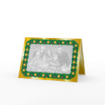 Golden Photo Christmas Card