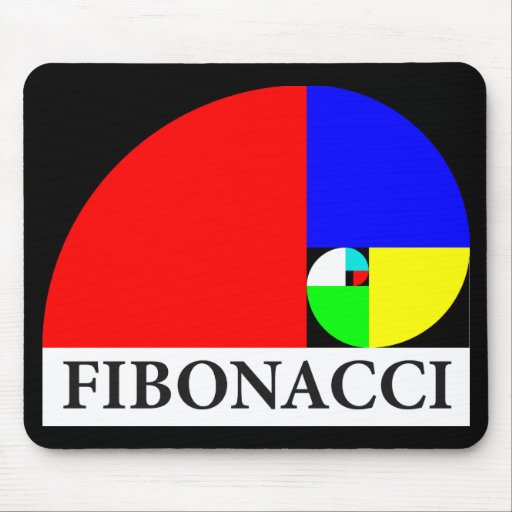 Golden Ratio, Fibonacci Spiral Mousepad
