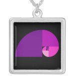 Golden Ratio, Fibonacci Spiral necklaces