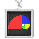Golden Ratio, Fibonacci Spiral necklaces