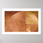 Golden Ratio, Fibonacci Spiral posters