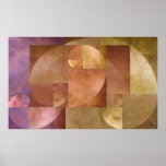 Golden Ratio, Fibonacci Spiral posters
