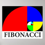 Golden Ratio, Fibonacci Spiral posters