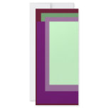 Golden Ratio Mauve Blocks rack cards