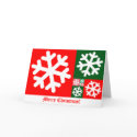 Golden Ratio Snowflake Christmas Card