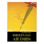 Golden Ray Air Union Postcard