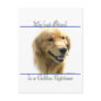 Golden Retriever Best Friend 2 Post Card